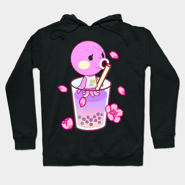 Marina bubble tea Hoodie by miriart